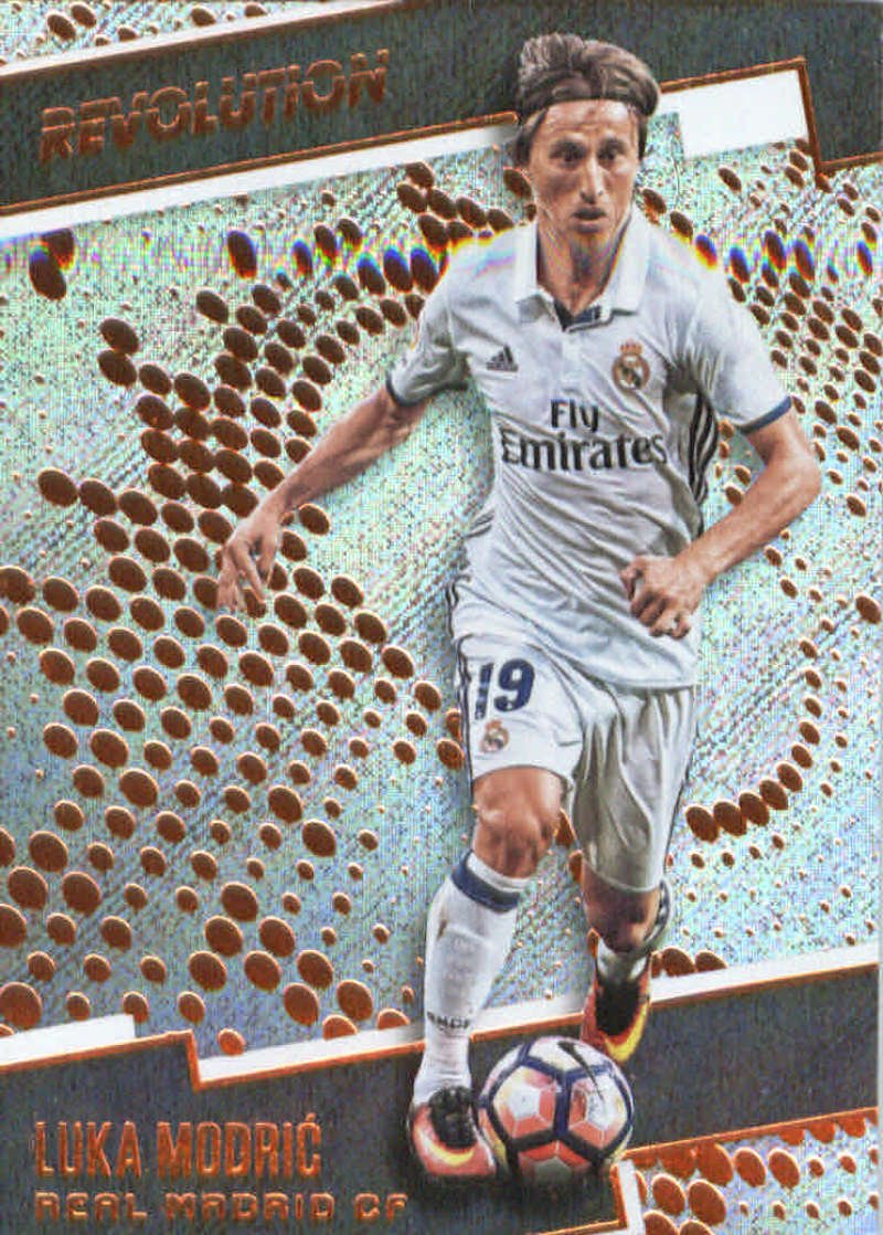 2017 Panini Revolution #8 Luka Modric Real Madrid CF Soccer Card