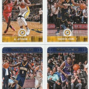 2017-18 Panini NBA Hoops Indiana Pacers Team Set of 10 Cards: Darren Collison(#90), Lance Stephenson(#150), Myles Turner(#152), Ike Anigbogu(#153), Al Jefferson(#154), Thaddeus Young(#155), Rodney Stuckey(#157), Victor Oladipo(#210), Domantas Sabonis(#212