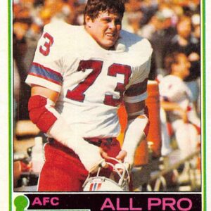 1981 Topps #80 John Hannah Patriots NFL Football Card NM-MT