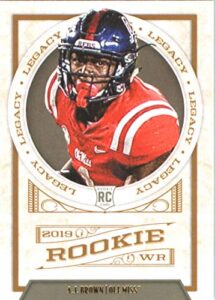 2019 panini legacy #141 a.j. brown nm-mt ole miss rebels officially licensed nfl football trading card