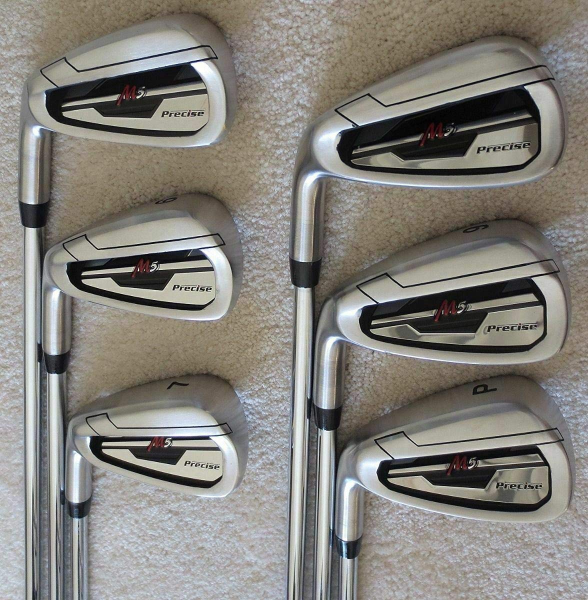 Left Handed Tall Mens Golf Set - Custom Made Clubs Complete Driver, Fairway Wood, Hybrid, Irons, Putter, Stand Bag Taylor Fit Regular Flex