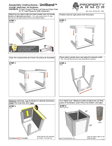 Air Handler/Furnace Stand - Adjustable & Insulate(able)