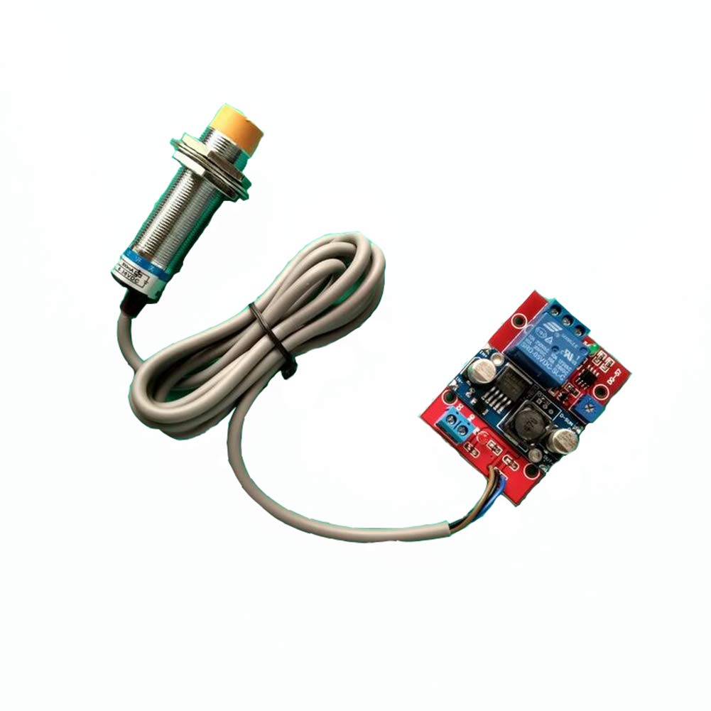 Taidacent 24V Capacitive Proximity Sensor Industrial Metal Detection Inductive Proximity Sensor Switch Proximity Sensor Relay