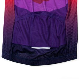 Summer Women MTB Bike Cycling Clothing Mountain Cycling Jersey Bicycle Bib Shorts Sets Orange Purple XL