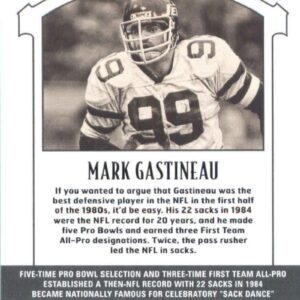 2019 Panini Legacy #139 Mark Gastineau NM-MT New York Jets Officially Licensed NFL Football Trading Card