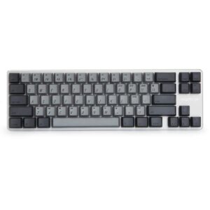qisan holiday sale 30% discount off mechanical keyboard gaming keyboard kailh blue switch wired backlit pbt keycaps mini design (60%) 68 keys keyboard magicforce (gray combo)