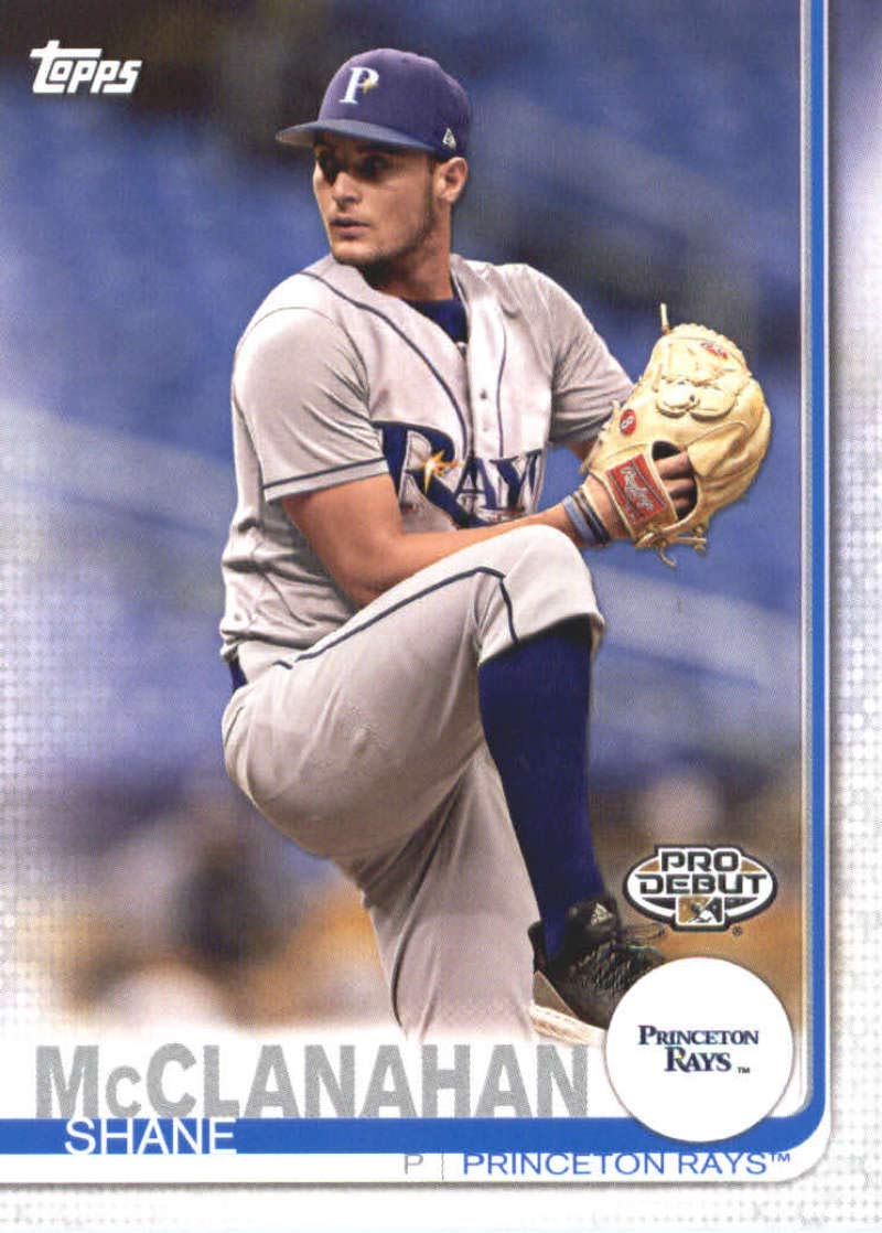 2019 Topps Pro Debut #12 Shane McClanahan Princeton Rays Baseball Card