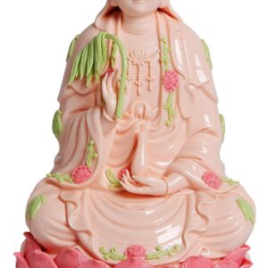 ART PARK Guan Yin Statue, Quan Yin Statue, Kwan Yin Statue, Kuan Yin Statue, Home Decor, Best Chinese Feng Shui Gifts. (11 Inches Top Ceramic Guan Yin)