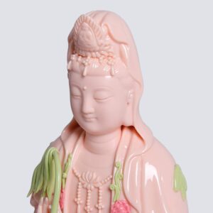 ART PARK Guan Yin Statue, Quan Yin Statue, Kwan Yin Statue, Kuan Yin Statue, Home Decor, Best Chinese Feng Shui Gifts. (11 Inches Top Ceramic Guan Yin)