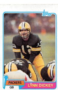 1981 topps #41 lynn dickey packers nfl football card nm-mt