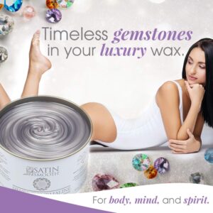 Satin Smooth Silver Tourmaline Hair Removal Wax 14oz.