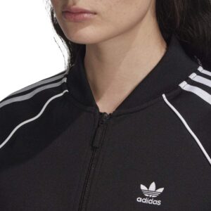 adidas Originals Women's Super Women Track Top, Black/White, 2XS