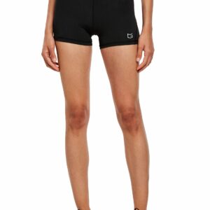 Women's Spandex Compression Volleyball Shorts 3" /7" Workout Pro Shorts for Women (3 Pack:Black/Black/Black, XL)