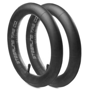 16 x 1.75/1.95/2.125 heavy duty thorn resistant inner tube replacement for all baby trend expedition jogger strollers and more! [2-pack] steerling tire co.