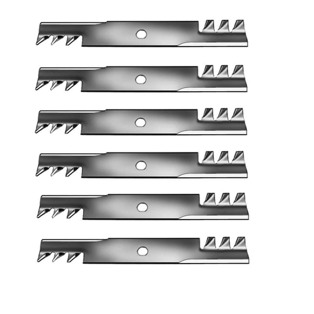 RAParts 6pk Mower Blades Fits Exmark, Fits Toro 52" Cut 103-6402 103-6387 109-6873