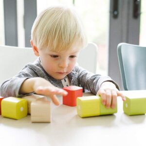 Tegu 6 Piece Magnetic Baby’s First Building Blocks, Tints