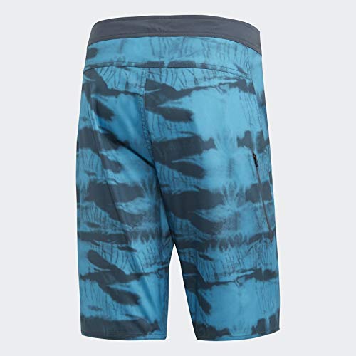 adidas Men's 2 Colored Tech Short Legacy Blue/Shock Cyan 33"