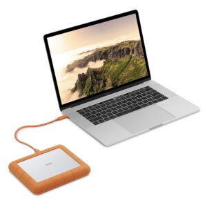 LaCie Rugged Raid Shuttle 8TB External Hard Drive Portable HDD - USB-C USB 3.0 Compatible, Drop Shock Dust Water Resistant, for Mac and PC Computer Desktop Laptop, 1 Mo Adobe CC (STHT8000800)