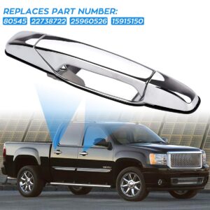 FAERSI Exterior Door Handle Chrome Front Right Passenger Side Door Handle Replacements for 2007 2008 2009 2010 2011 2012 2013 Silverado Tahoe Avalanche Suburban GMC Sierra Yukon XL Cadillac Escalade