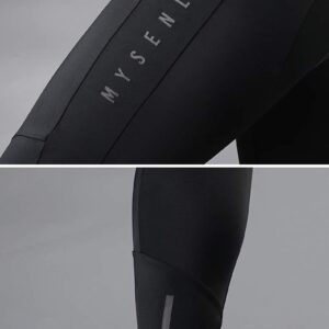 Mysenlan Women's Cycling Pants 3D Padded Bike Tights Long Compression Bicycle Pants Trousers