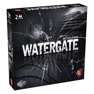 Capstone Games: Watergate, Strategy Board Game, History of Watergate Included with Game, 2-Player Game of The Year 2019, Ages 12 and Up, Cover Color May Vary