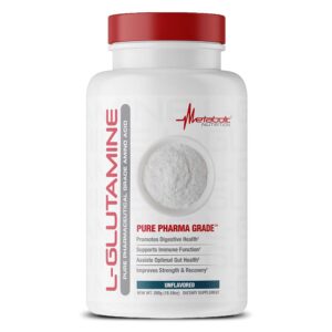 metabolic nutrition glutamine, 300 grams, powder