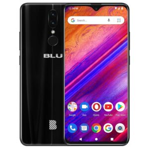 blu g9 – 6.3” hd infinity display smartphone, 64gb+4gb ram (black)