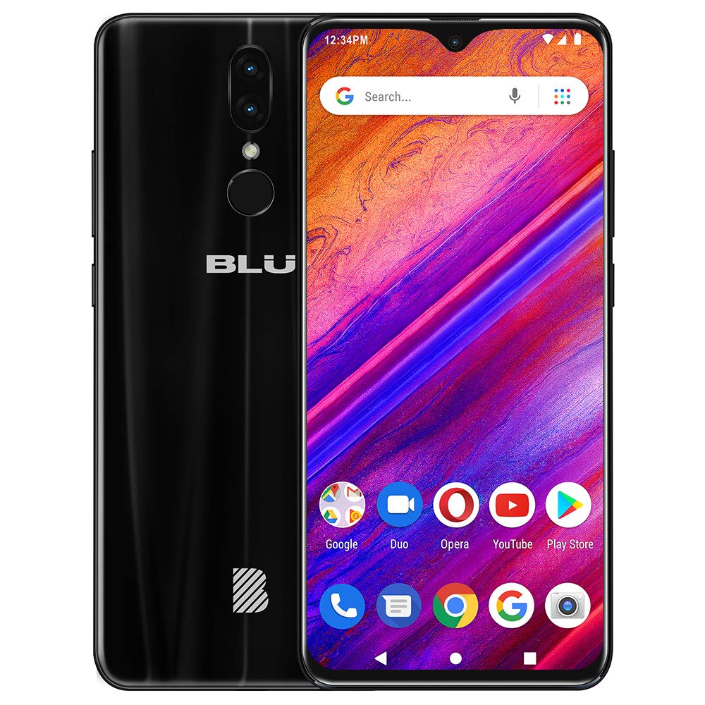 BLU G9 – 6.3” HD Infinity Display Smartphone, 64GB+4GB RAM (Black)