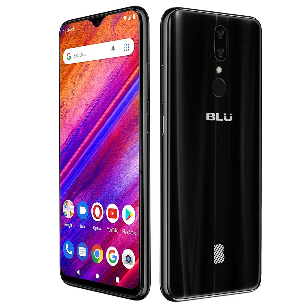 BLU G9 – 6.3” HD Infinity Display Smartphone, 64GB+4GB RAM (Black)