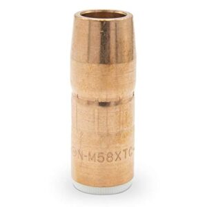 miller acculock mdx nozzle for miller mdx-250 mig guns (5/8" bore - 1/8" stickout)