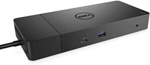 dell wd19 180w docking station (130w power delivery) usb-c, hdmi, dual displayport, black