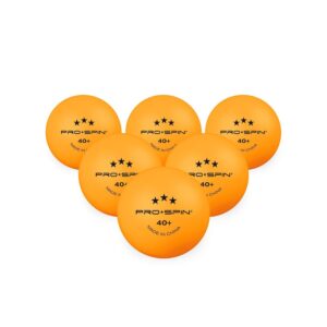 PRO SPIN Ping Pong Balls - Orange 3-Star 40+ Table Tennis Balls (Pack of 24) | High-Performance ABS Training Balls | Ultimate Durability for Indoor/Outdoor Ping Pong Tables