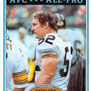 1980 Topps #350 Mike Webster Pittsburgh Steelers NFL Football Card NM-MT