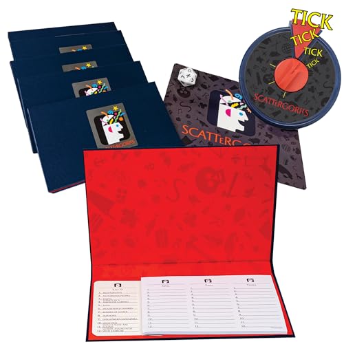 Scattergories 30th Anniversary Edition with Electronic Timer by Winning Moves Games USA, Timeless Family Game Enjoyed by Millions for ages 12 and up, 2-6 Players (1229)