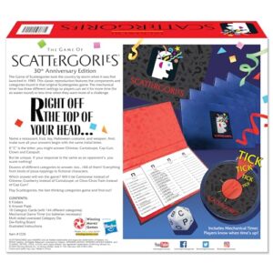 Scattergories 30th Anniversary Edition with Electronic Timer by Winning Moves Games USA, Timeless Family Game Enjoyed by Millions for ages 12 and up, 2-6 Players (1229)