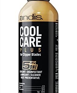 Andis Cool Care Plus 5-in-1 Clipper Spray-6oz Can, 6 Ounce (Pack of 1), Black