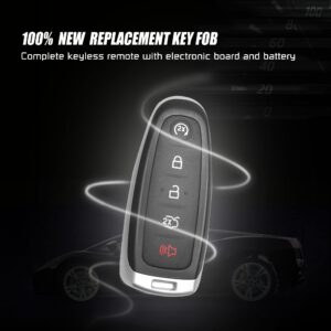 Replacement Car Remote Key Fob Fits for Ford 2011-2015 Edge Explorer 2013-2019 Flex Taurus Focus Lincoln MKT MKX MKS Navigator M3N5WY8609 Keyless Entry Remote Start Control