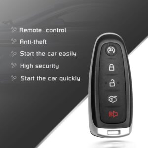 Replacement Car Remote Key Fob Fits for Ford 2011-2015 Edge Explorer 2013-2019 Flex Taurus Focus Lincoln MKT MKX MKS Navigator M3N5WY8609 Keyless Entry Remote Start Control