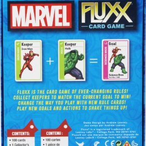 Marvel Fluxx Card Game with Collector's Coin