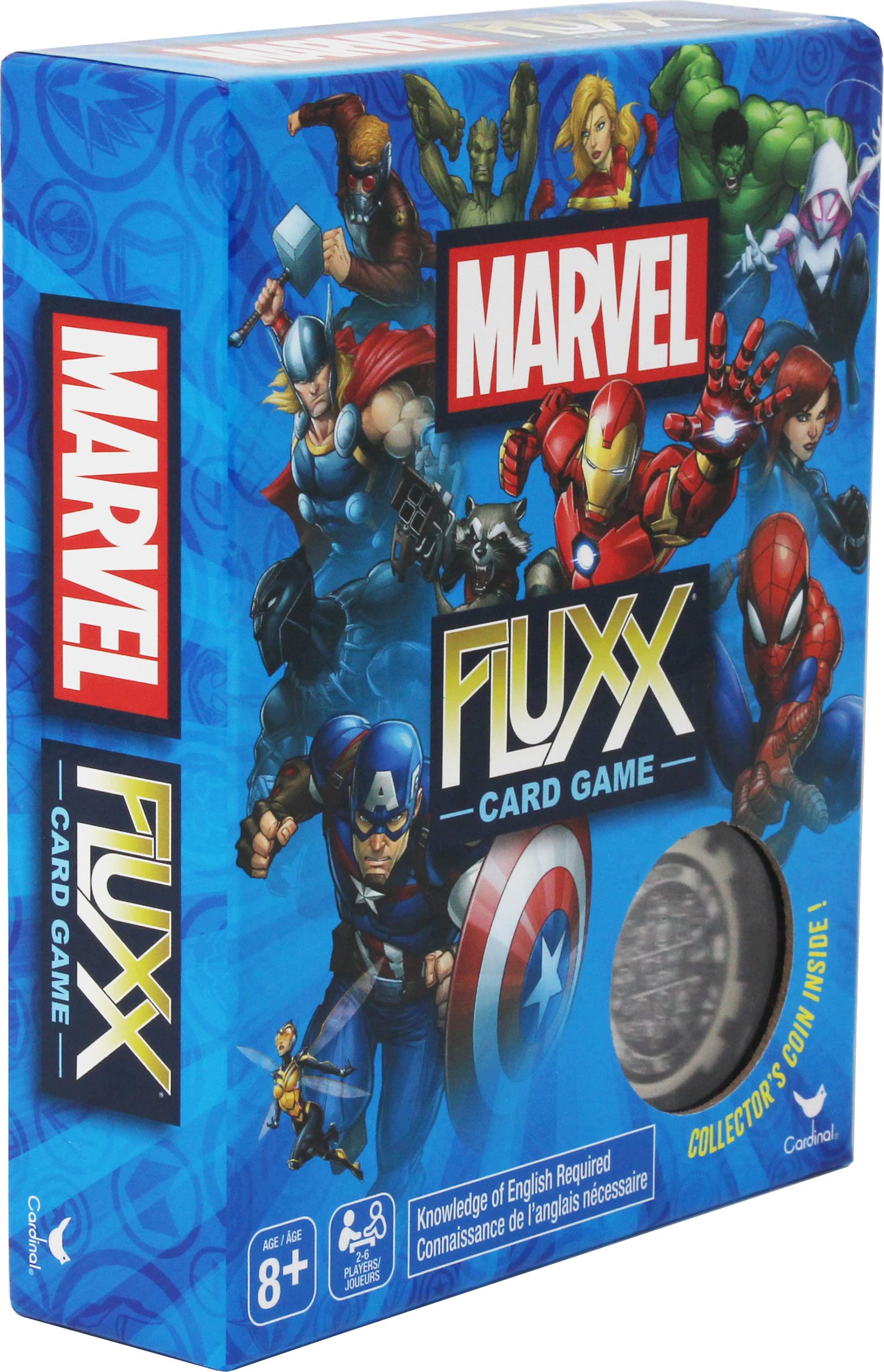 Marvel Fluxx Card Game with Collector's Coin