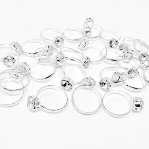 Put a Ring On It Bridal Shower Game with rings - Bridal shower ring game with Don't Say Bride Game Rules and 36 Plastic Diamond Rings for guests