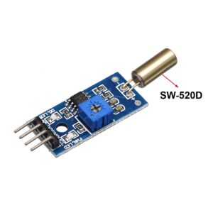 uxcell Angle Sensor Module SW-520D Golden Ball Switch Tilt Sensor Module for Arduino 5pcs