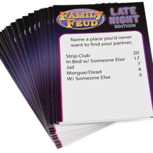 Family Feud Late Night Edition Adult Party Quiz Game