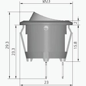 HQRP On Off Power Switch Compatible with Hoover Windtunnel UH70815 UH70819 UH70821 UH70829 UH70832 UH70839 UH71250 UH71230 UH70817 Wind-Tunnel-2 Upright Vacuum Cleaner