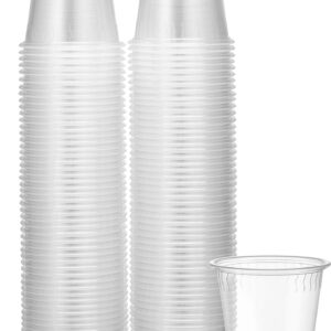 PLASTICPRO 3 Oz Disposable Plastic Clear Drinking Cups [2400 Count]