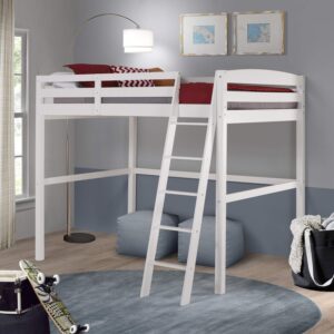 camaflexi high bed loft, full, white (t1403f)