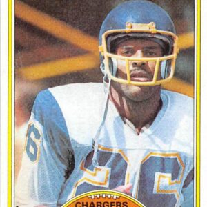 1980 Topps #460 Lydell Mitchell San Diego Chargers NFL Football Card NM-MT