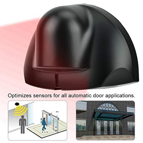 12-24V Universal Wired Microwave Motion Sensor, PIR Motion Sensor Exit Infrared Detector, Sensor for Automatic Opening Door Acess Control