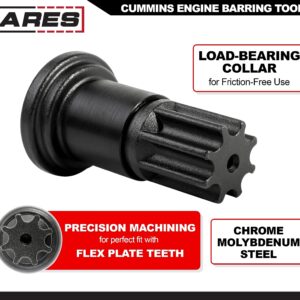 ARES 15003 - Engine Barring Tool for Cummins - Makes Engine Rotation Easy - Use with Cummins B and C Series Diesel Engines and Use with Dodge Pickup 5.9-Liter Diesel Engines