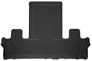 husky liners x-act contour floor mats | fits 2018 - 2024 ford expedition max/lincoln navigator l reserve/select | 3rd row, 1-pc black - 54671